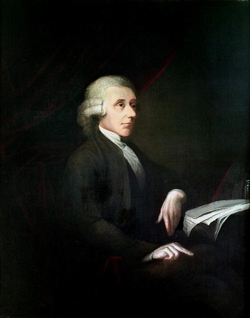 Detail of Portrait of Joseph Priestley by English School