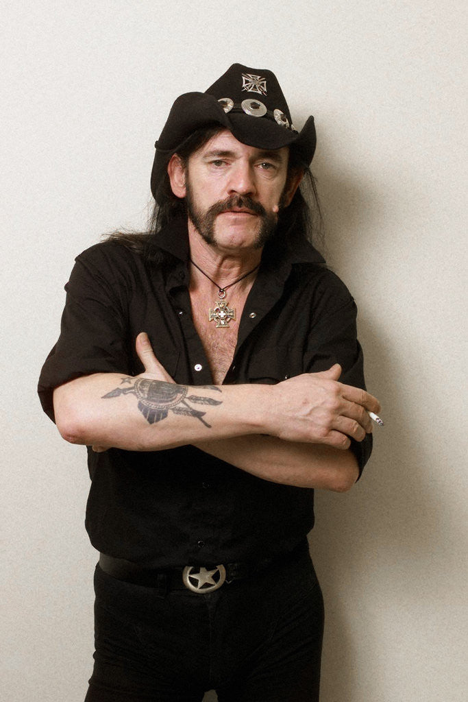 Detail of Lemmy, October 2002 by Tim Anderson