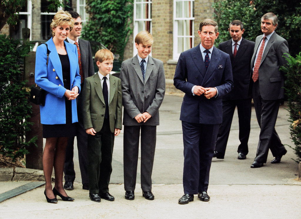 Detail of Prince William before his first day at Eton by Kent Gavin