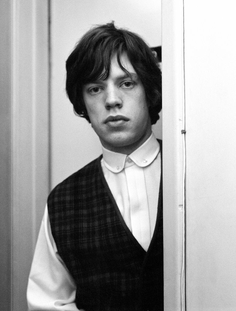 Detail of Mick Jagger by Anonymous
