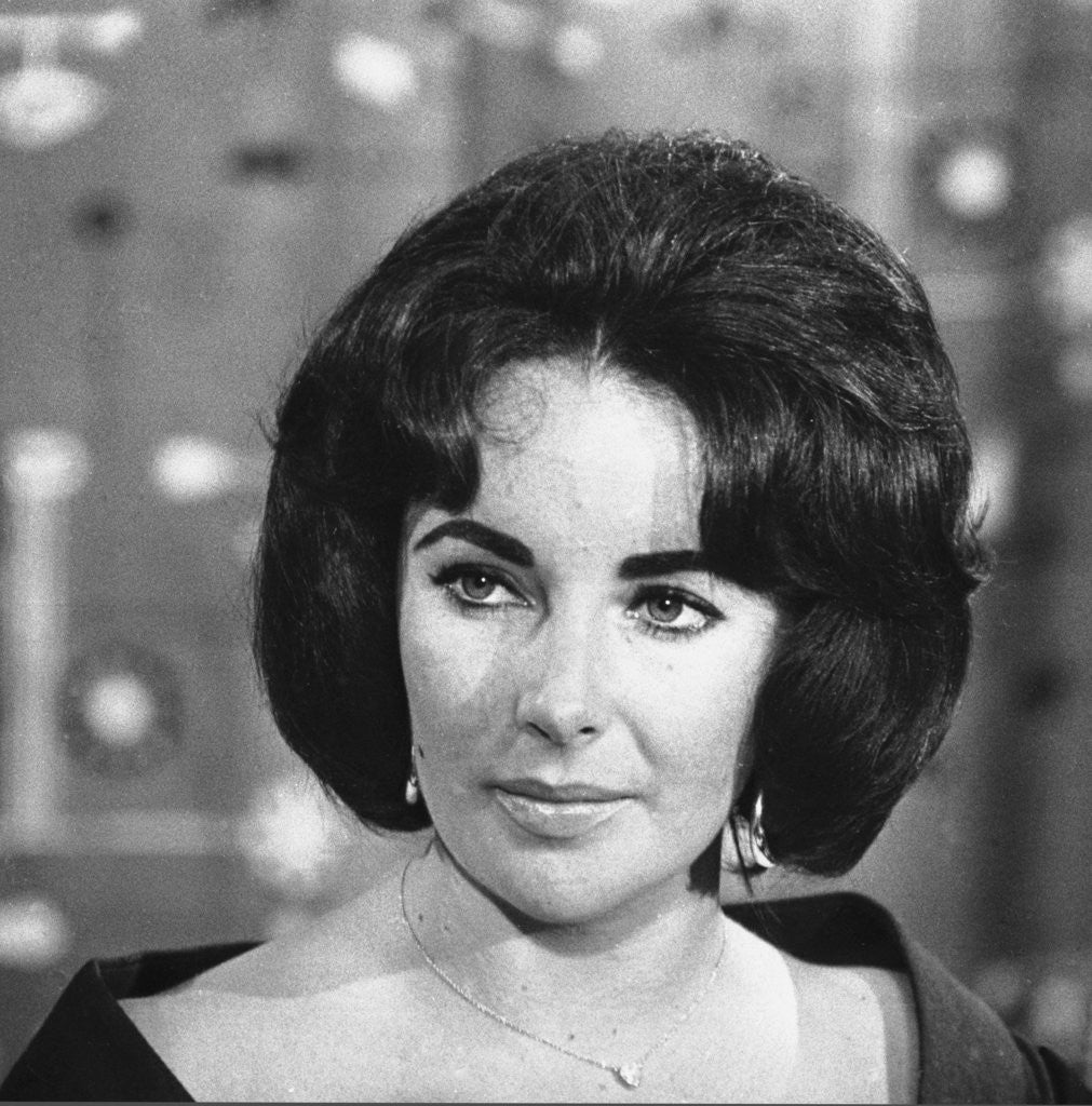 Detail of Elizabeth Taylor with husband Eddie Fisher by Terry Fincher