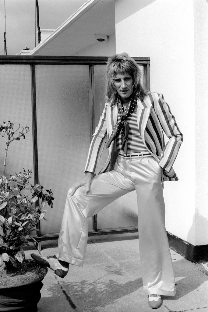 Detail of Rod Stewart by Anonymous