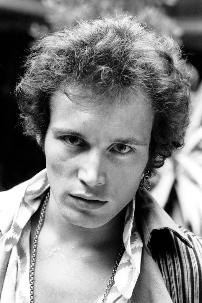Detail of Adam Ant without his make up by Anonymous