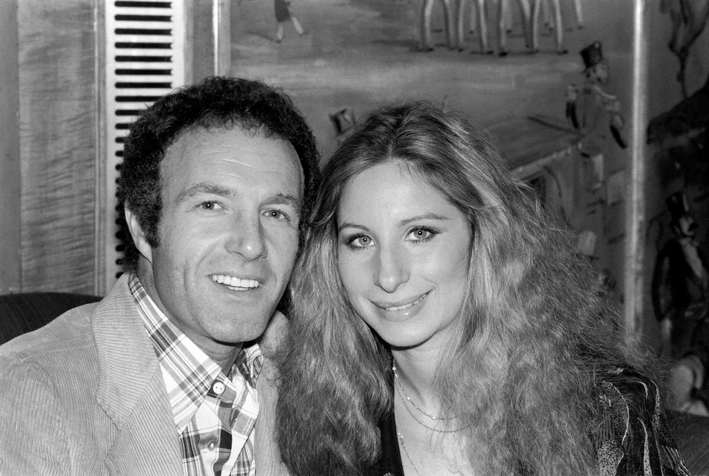 Detail of Barbara Streisand and James Caan by Anonymous