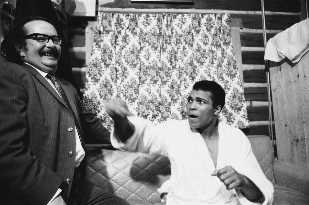 Detail of Muhammad Ali by Monte Fresco