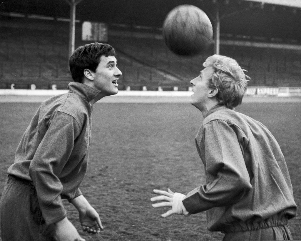 Detail of Jim Baxter and Denis Law by Anonymous