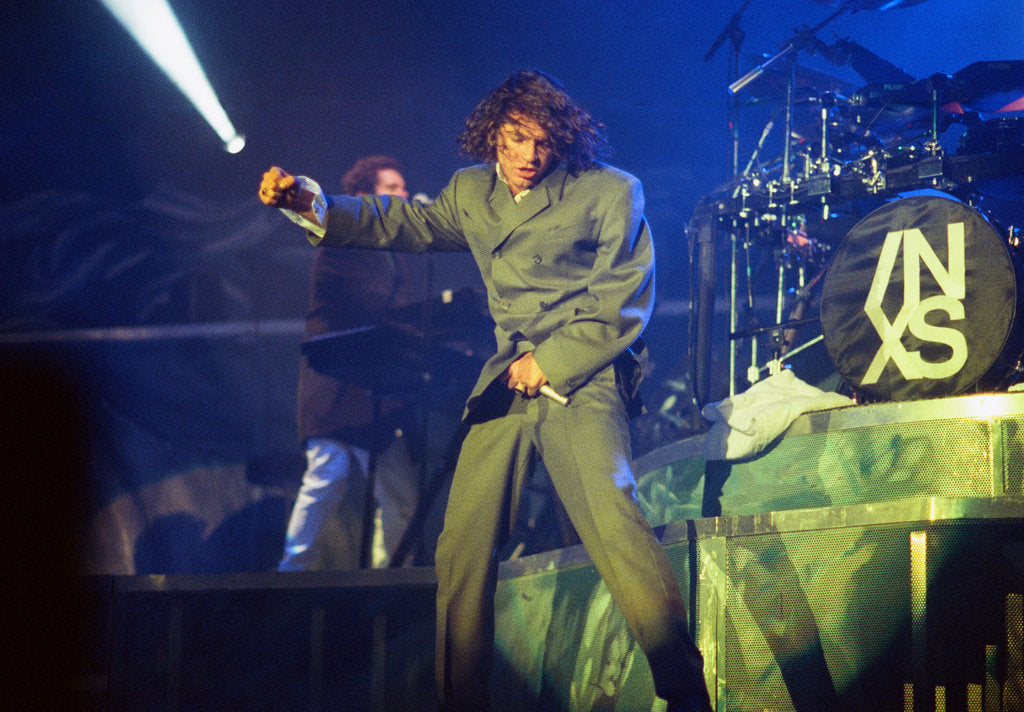 Detail of Michael Hutchence by Dale Cherry