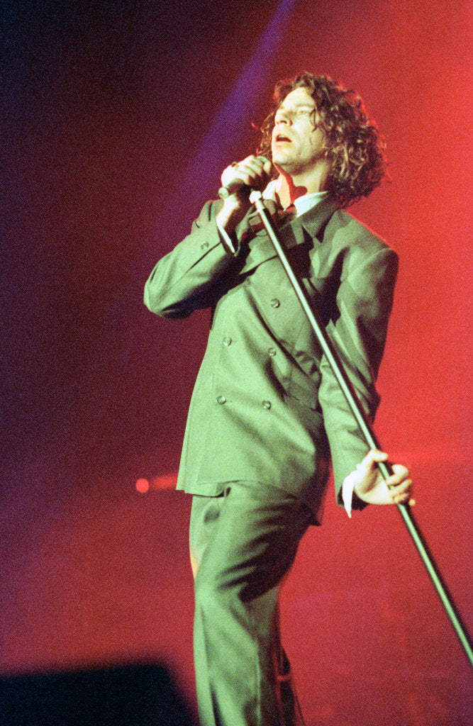 Detail of Michael Hutchence by Dale Cherry