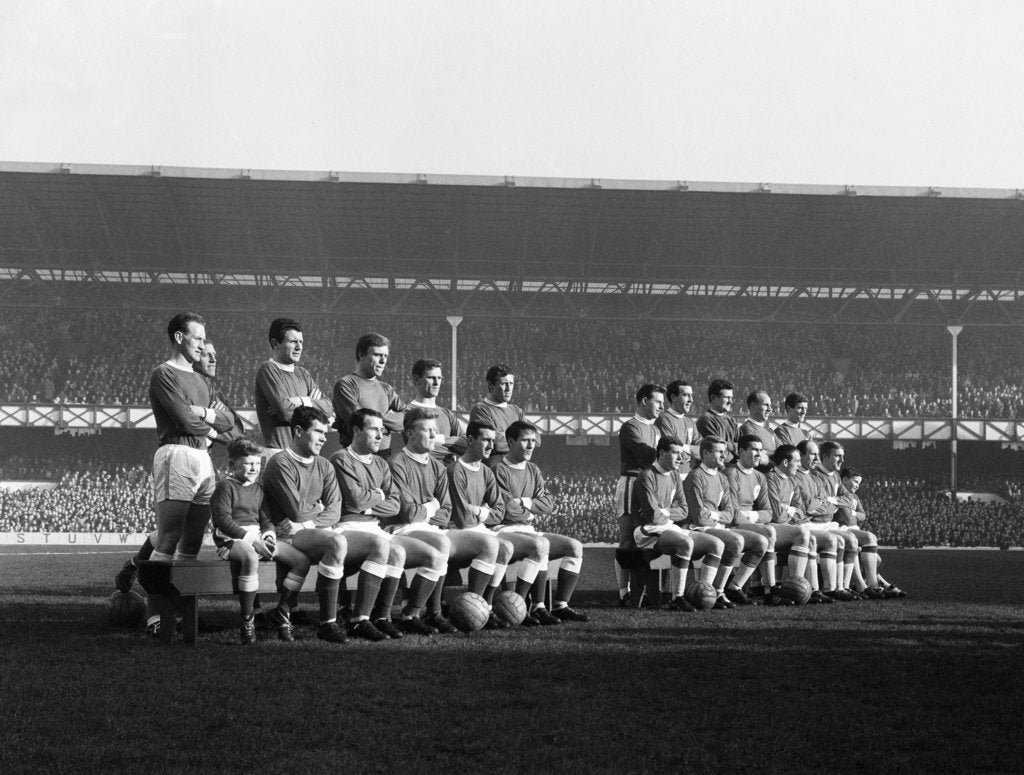 Detail of English League Division One match at Goodison Park by Eddie Chapman