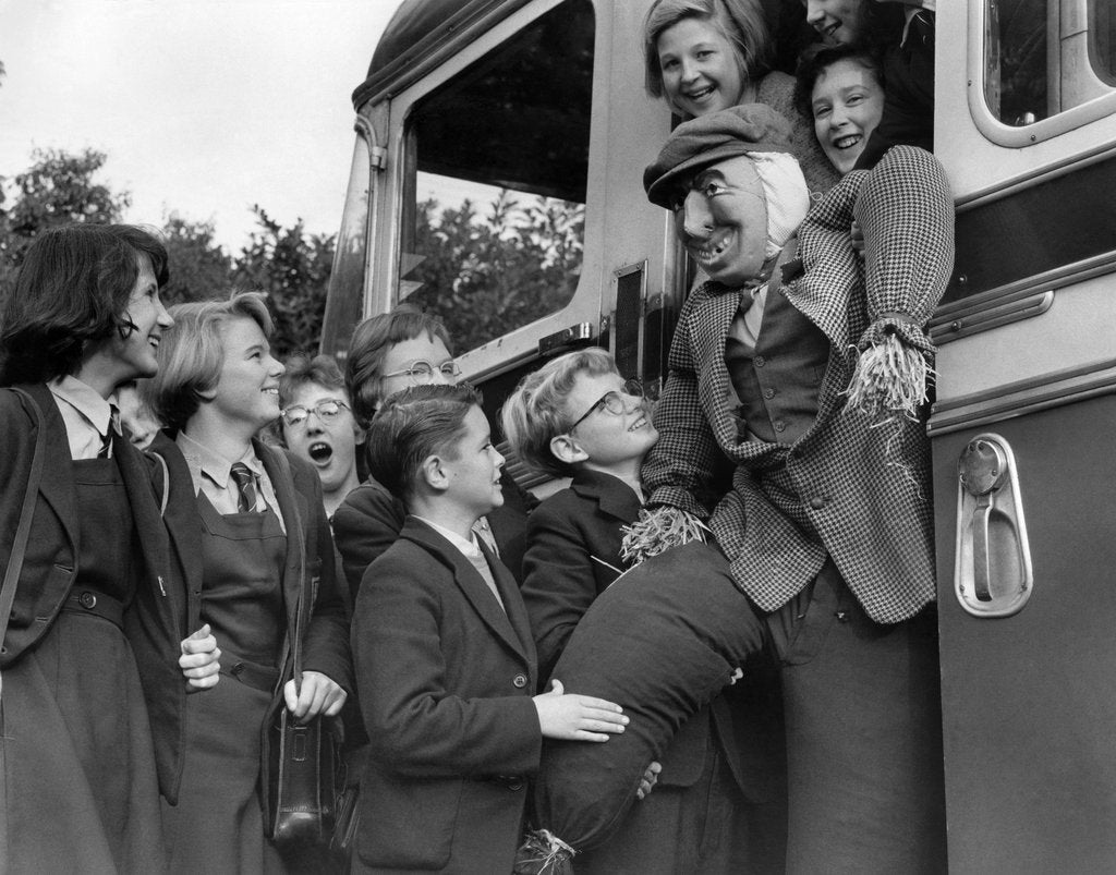 Detail of He's a lucky guy by Staff