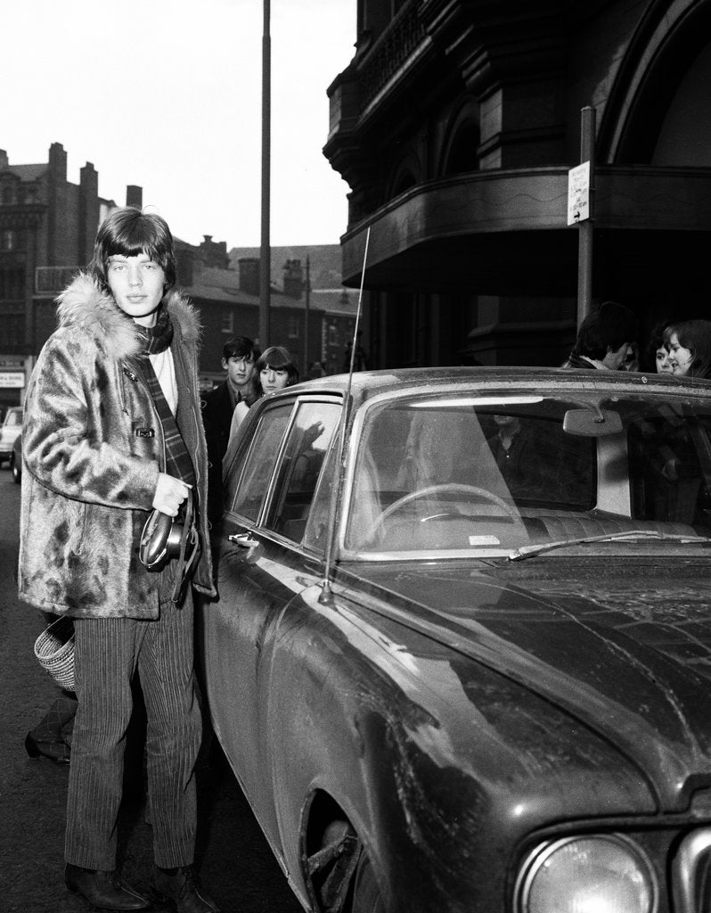 Detail of Mick Jagger by Anonymous