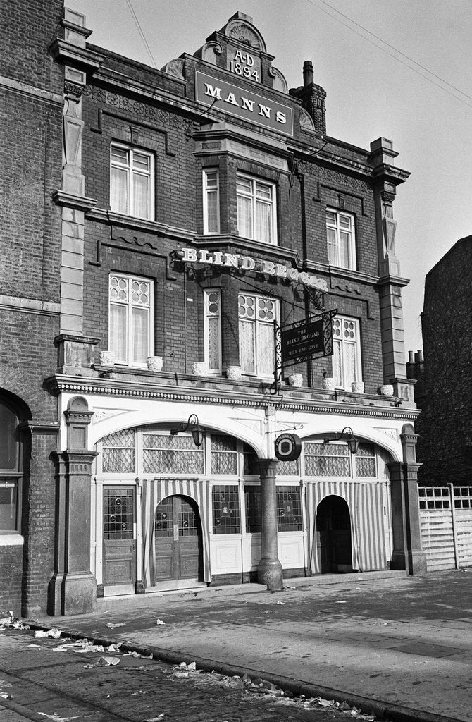 Detail of The 'Blind Beggar' Public House by JONES