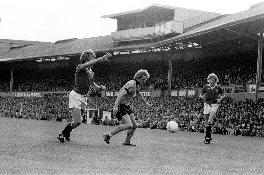 Detail of Wolverhampton Wanderers 3 v Manchester United 1 by Mike Maloney