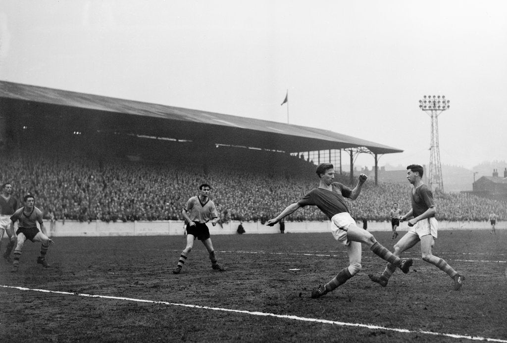 Detail of Leeds United v Wolverhampton Wanderers by Frank Charman