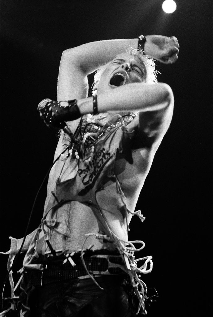 Detail of Billy Idol by Peter Stone