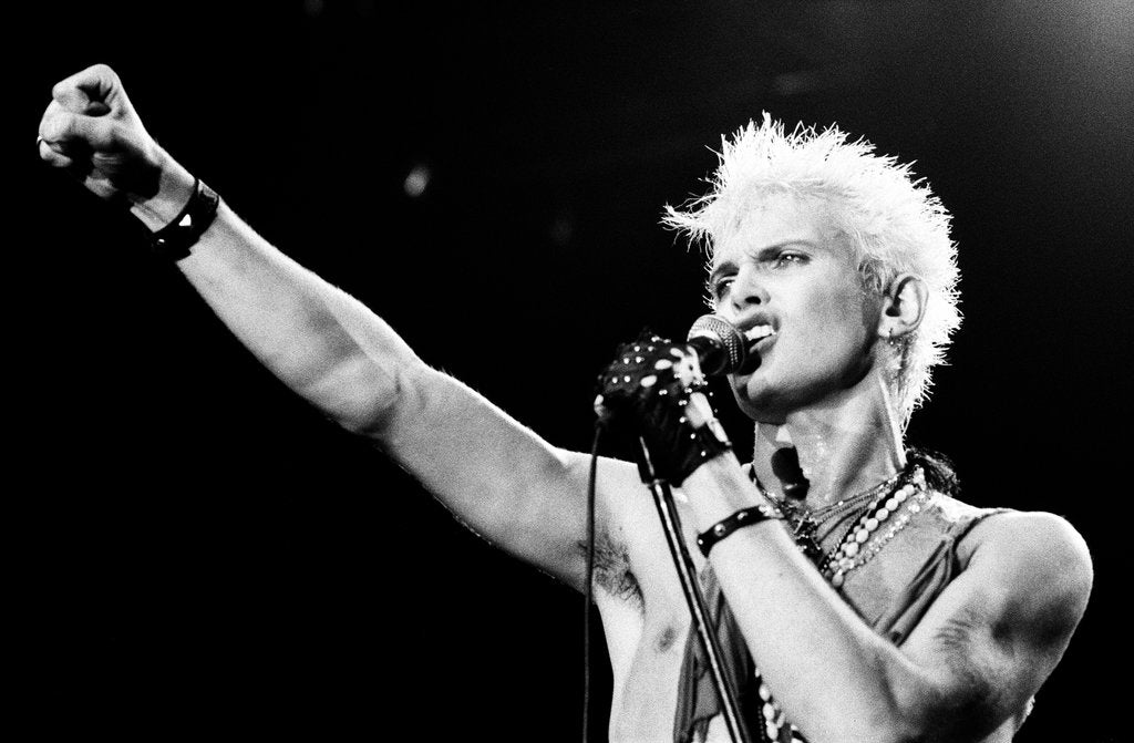 Detail of Billy Idol by Peter Stone