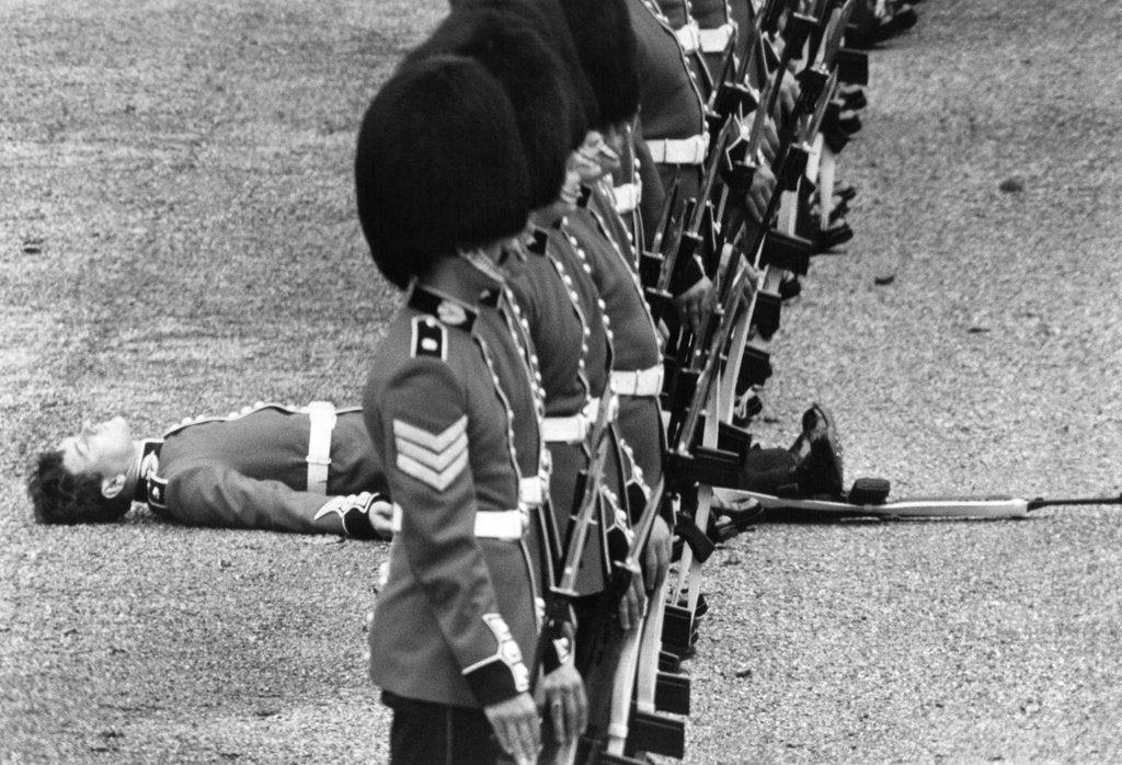 Detail of Parading Guardsmen 1979 by Staff