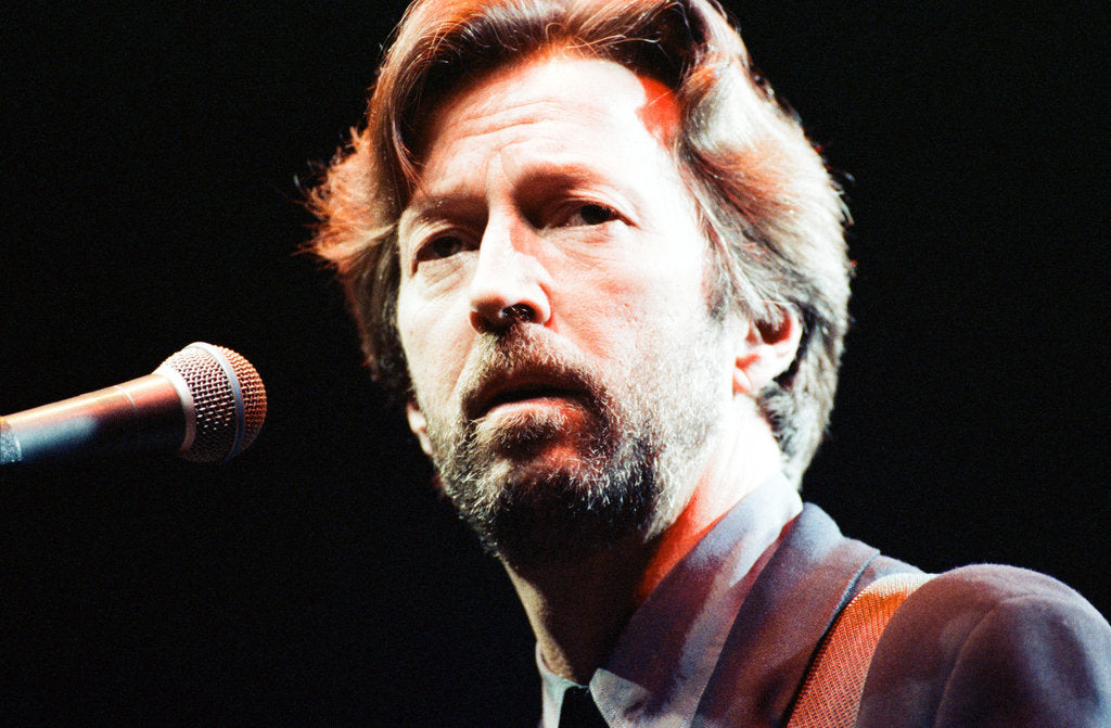 Detail of Eric Clapton 1992 by Roger Allen
