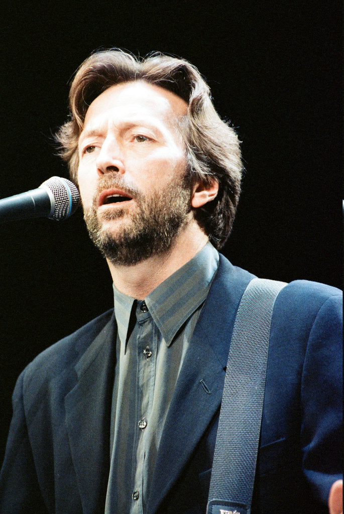Detail of Eric Clapton 1992 by Roger Allen