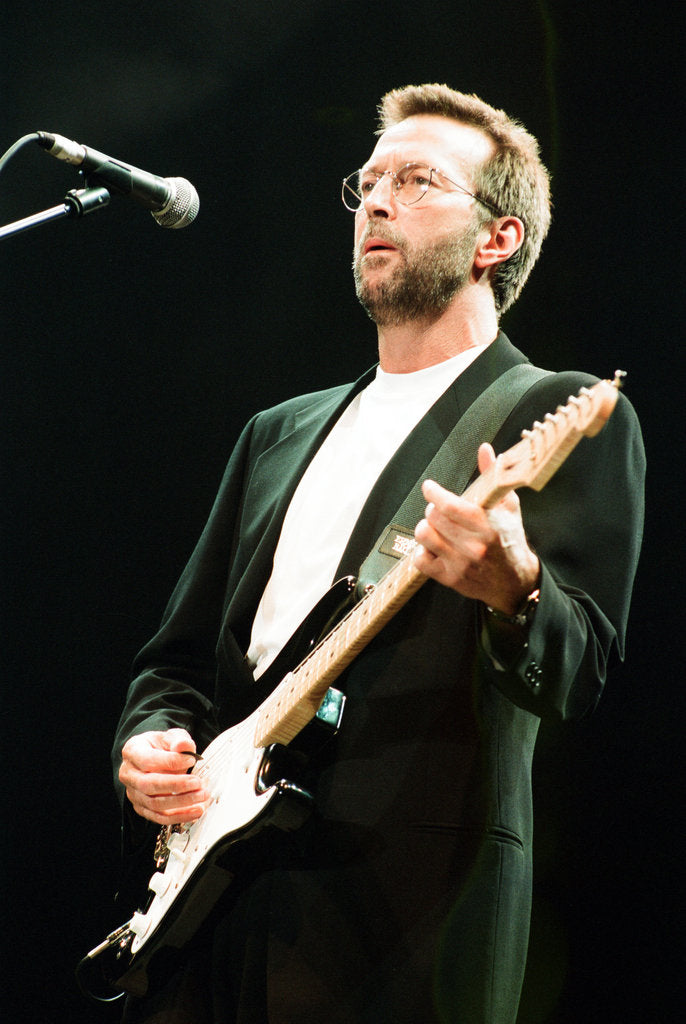 Detail of Eric Clapton 1993 by Jeremy Williams