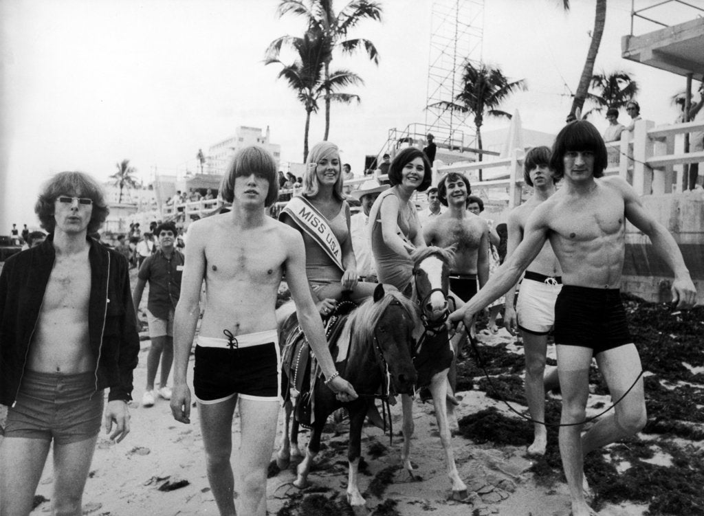 Detail of The Byrds in Miami 1965 by Curt Gunther