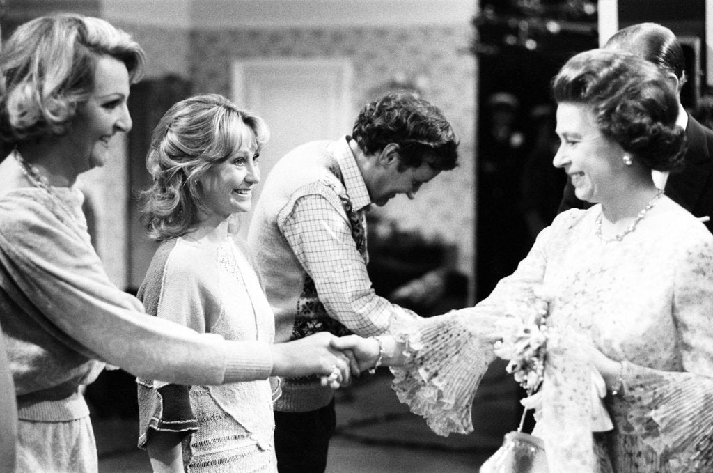 Detail of The Queen visits BBC by Kent Gavin