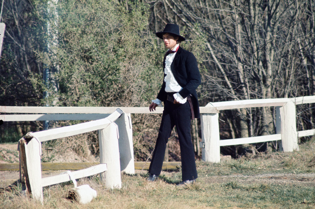 Detail of Mick Jagger 1969 by Bruce Adams