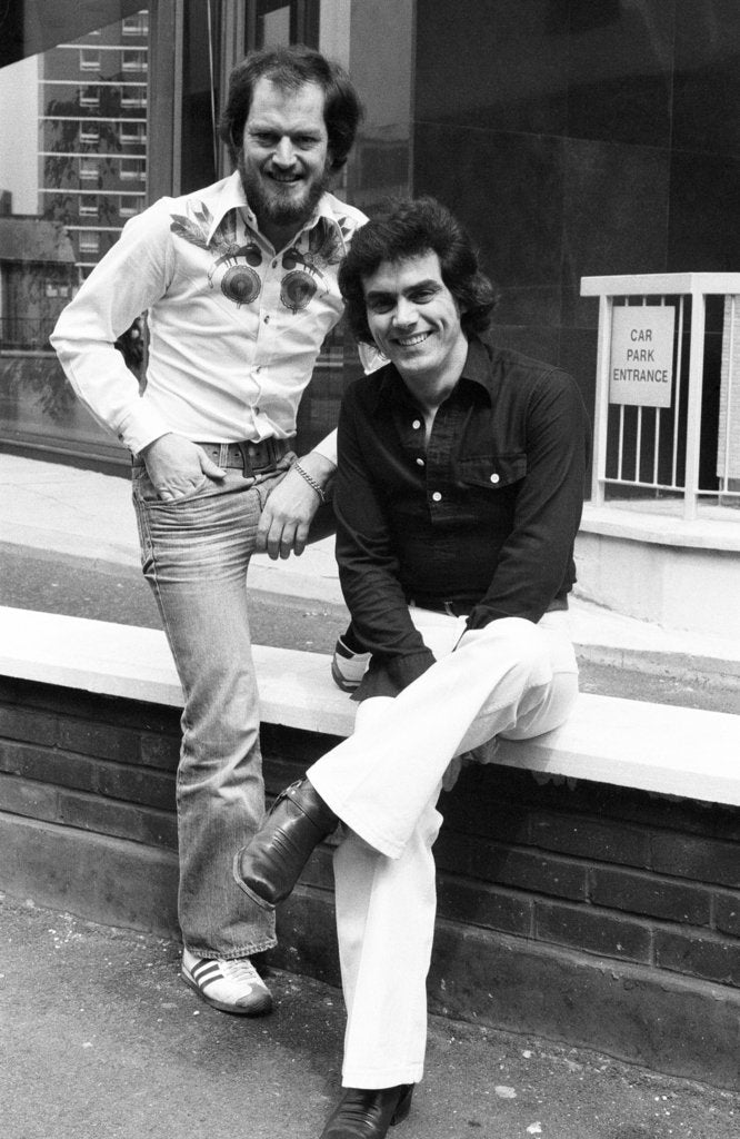 Detail of Benny Gallagher and Graham Lyle 1976 by Eric Piper