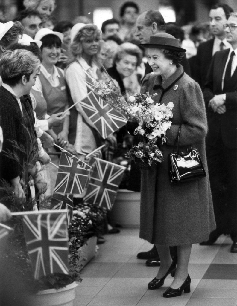 The Queen in Bolton 1988 by Manchester Evening News Archive