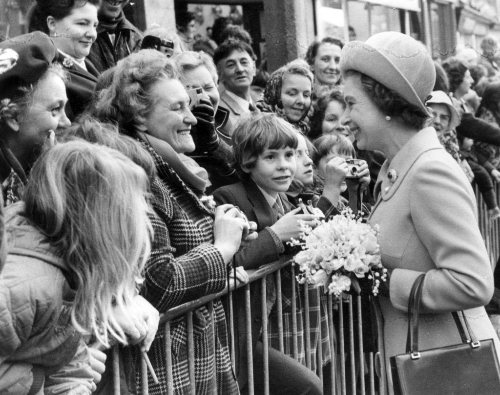 Detail of The Queen in Manchester 1972 by Manchester Evening News Archive