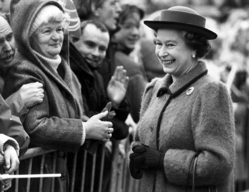 Detail of The Queen in Bolton 1988 by Manchester Evening News Archive