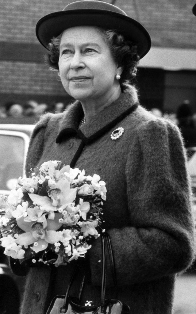 Detail of The Queen in Bolton 1988 by Manchester Evening News Archive