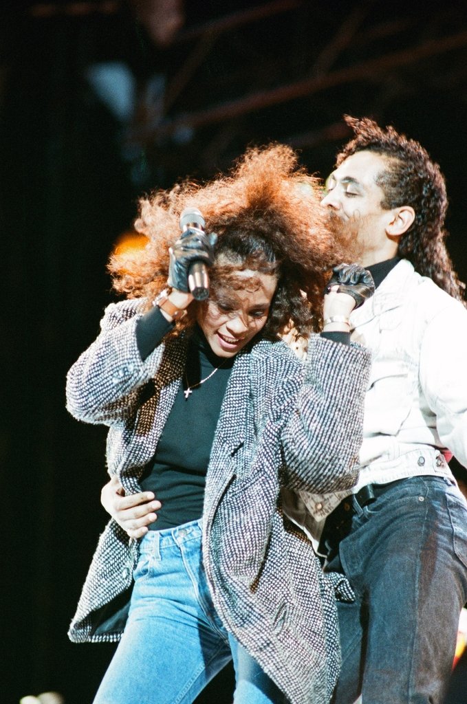 Detail of Whitney Houston by Brendon Monks