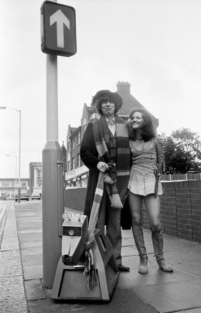 Detail of Doctor Who actor Tom Baker by Albert Foster