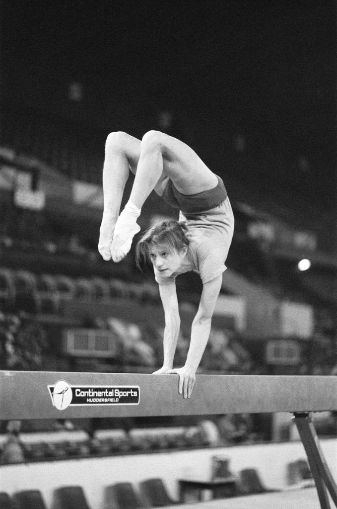 Detail of Gymnastics World Cup 1975 by Arthur Sidey