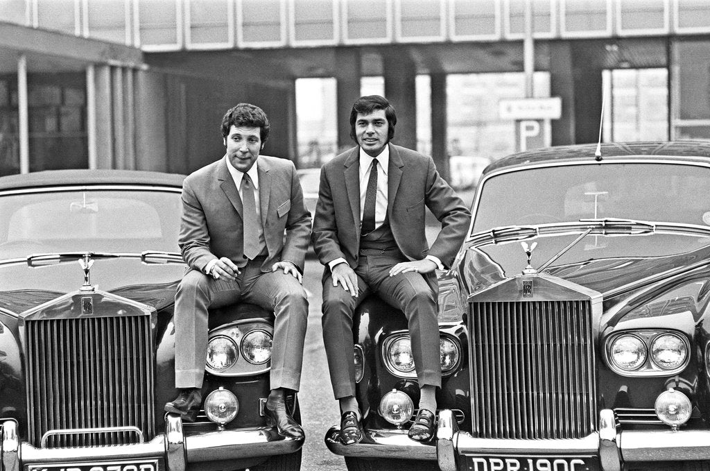 Detail of Tom Jones and Engelbert Humperdinck, 1969 by Murphy