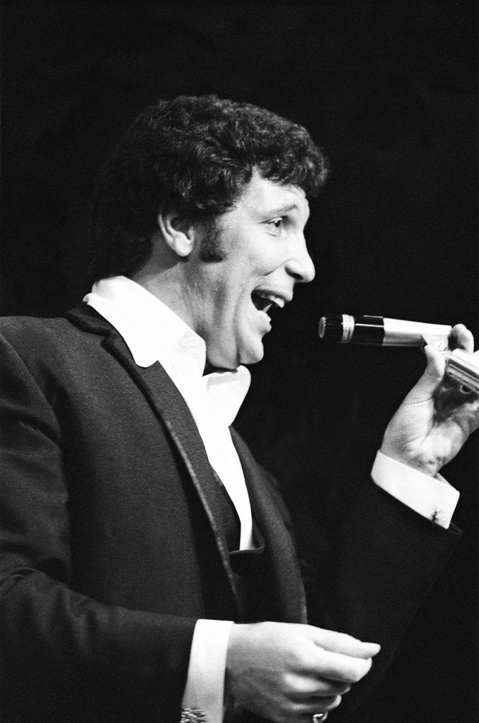 Detail of Tom Jones, Concert at The Copacabana nightclub 1969 by Daily Mirror