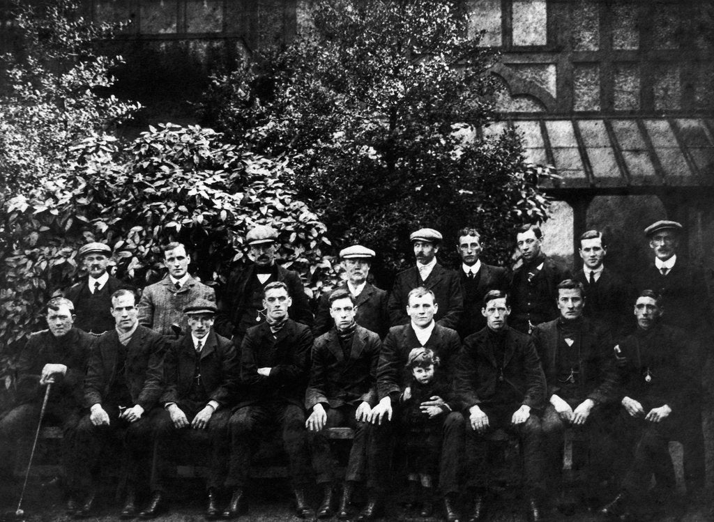 Detail of United homecoming from 1909 FA Cup Final. by Staff