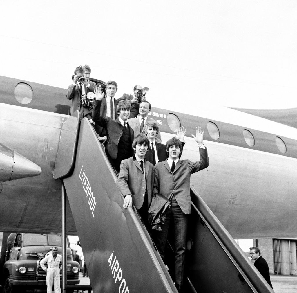 Detail of Northern premier of The Beatles film 1964 by Staff