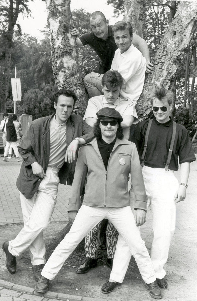 Detail of Madness Pop Group 1992 by Dave Davis