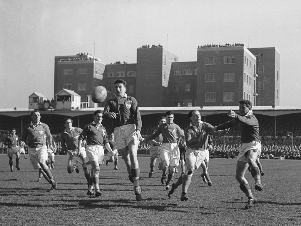 Wales v France five nation championship 1950 by Stephens