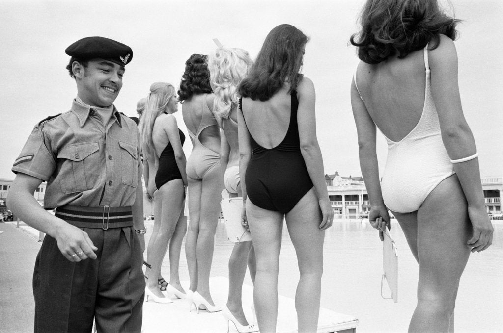 Detail of Miss Blackpool 1971 by Daily Mirror