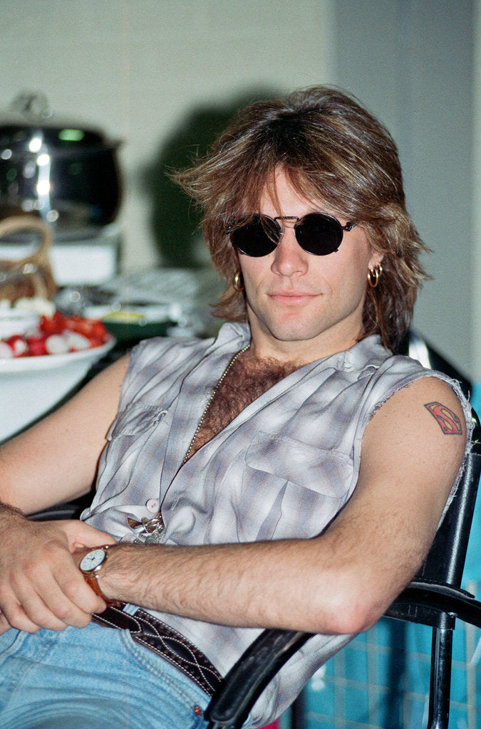 Detail of Jon Bon Jovi by Chris Grieve
