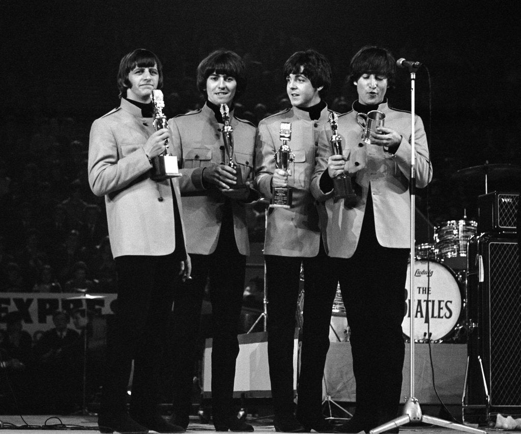 Detail of The Beatles 1965 by Alisdair MacDonald