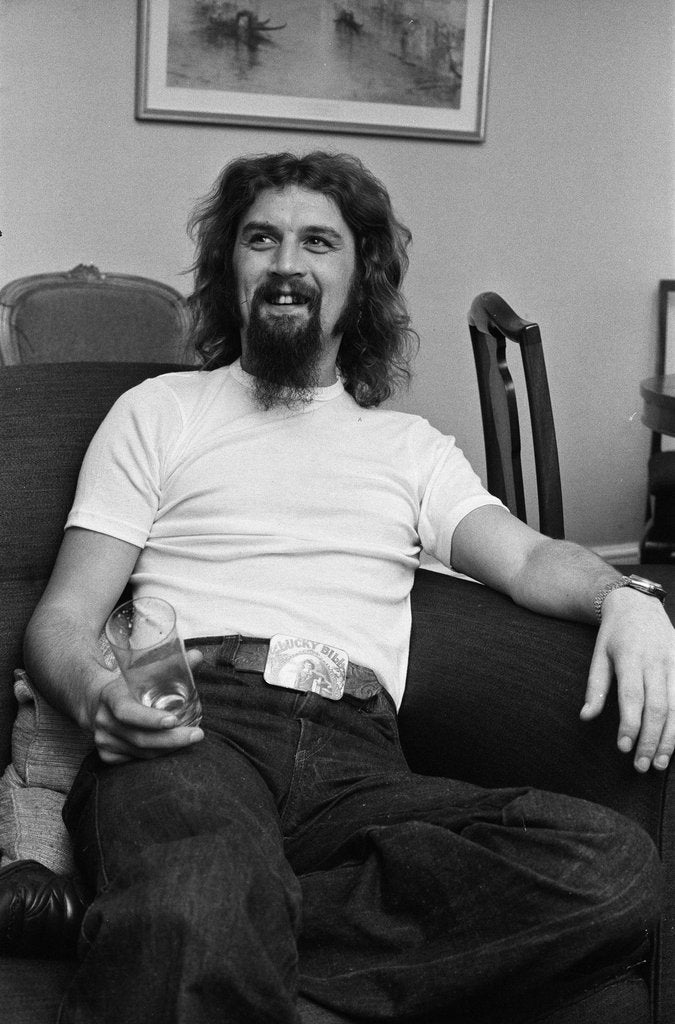 Detail of Billy Connolly Pictured in an apartment in London by Stone