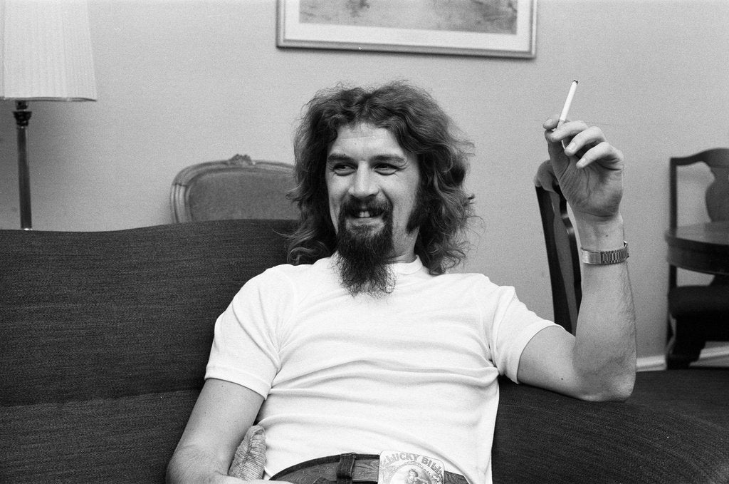 Detail of Comedian Billy Connolly by Stone