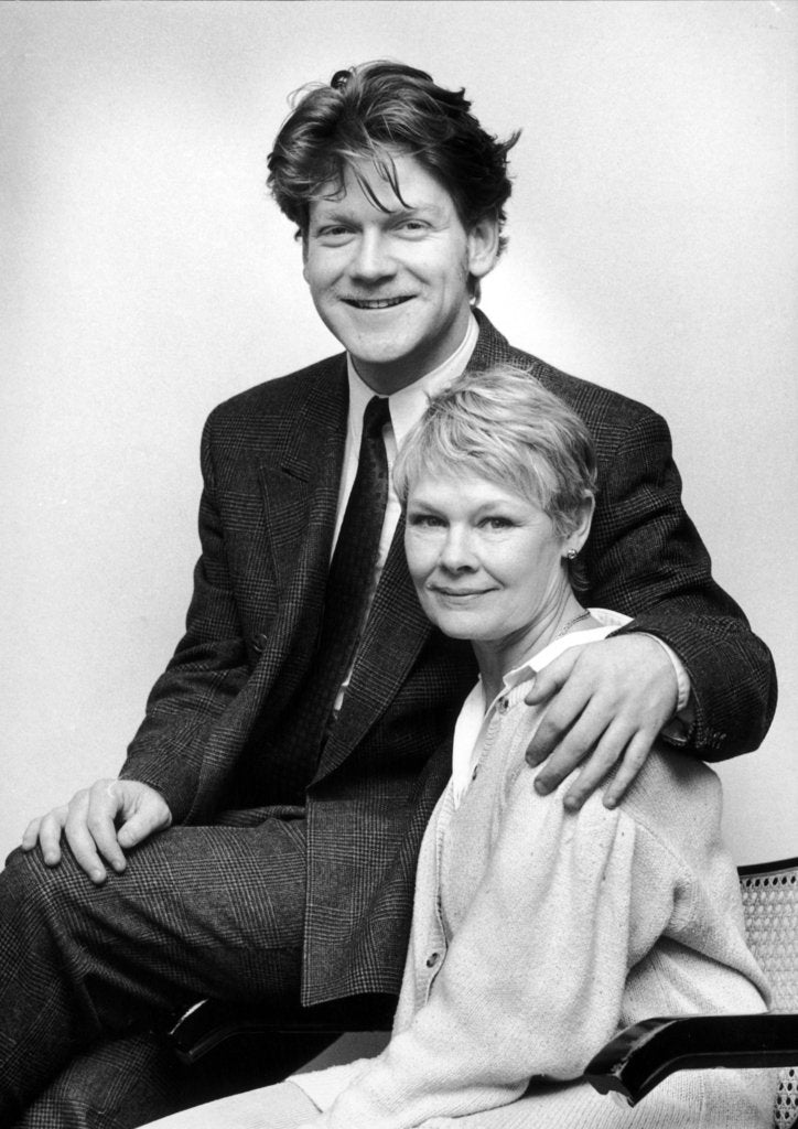 Detail of Dame Judi Dench and Kenneth Branagh at the Birmingham Repertory Theatre. by Randle