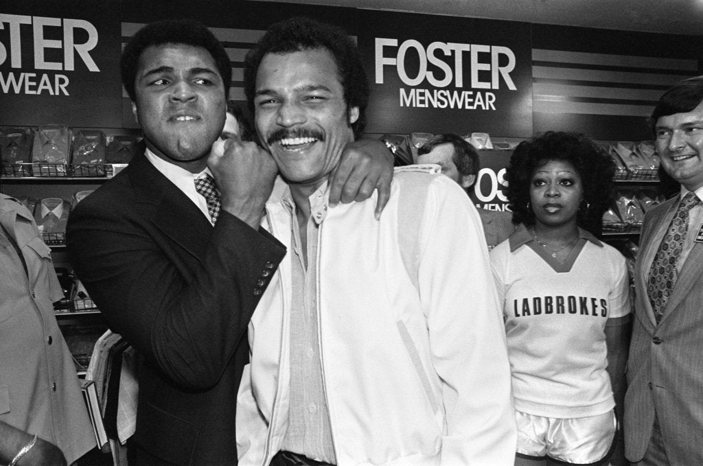 Detail of Muhammad Ali Visiting the Bull Ring Shopping Centre in Birmingham by Williams