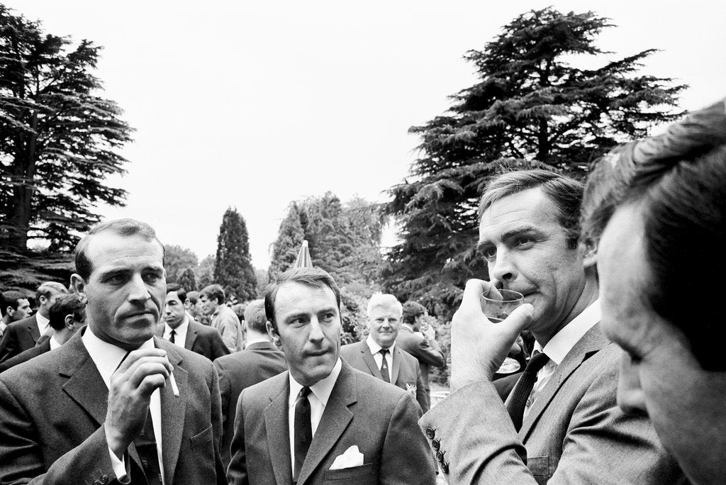 Detail of 1966 England World Cup team visit Pinewood Studios by Staff