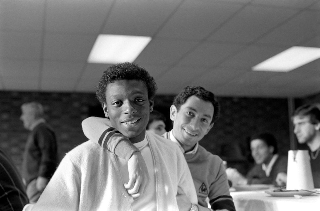 Detail of Garth Crookes and Osvaldo Ardiles by Staff